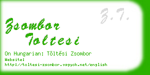 zsombor toltesi business card