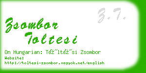 zsombor toltesi business card